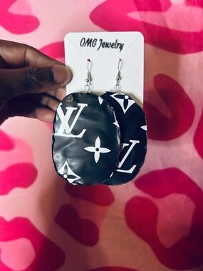 Handmade Boujee Oval Earrings